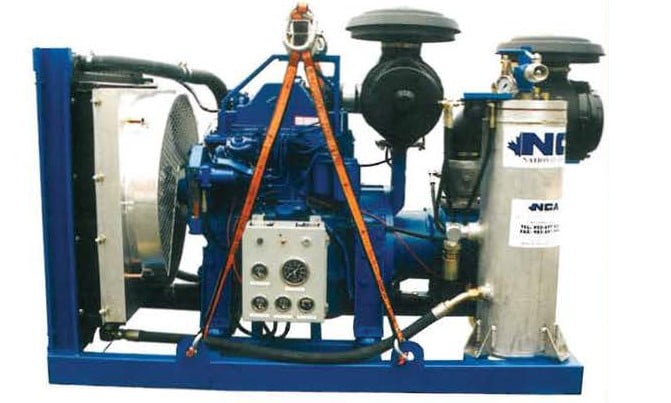 Heli-portable air compressor
